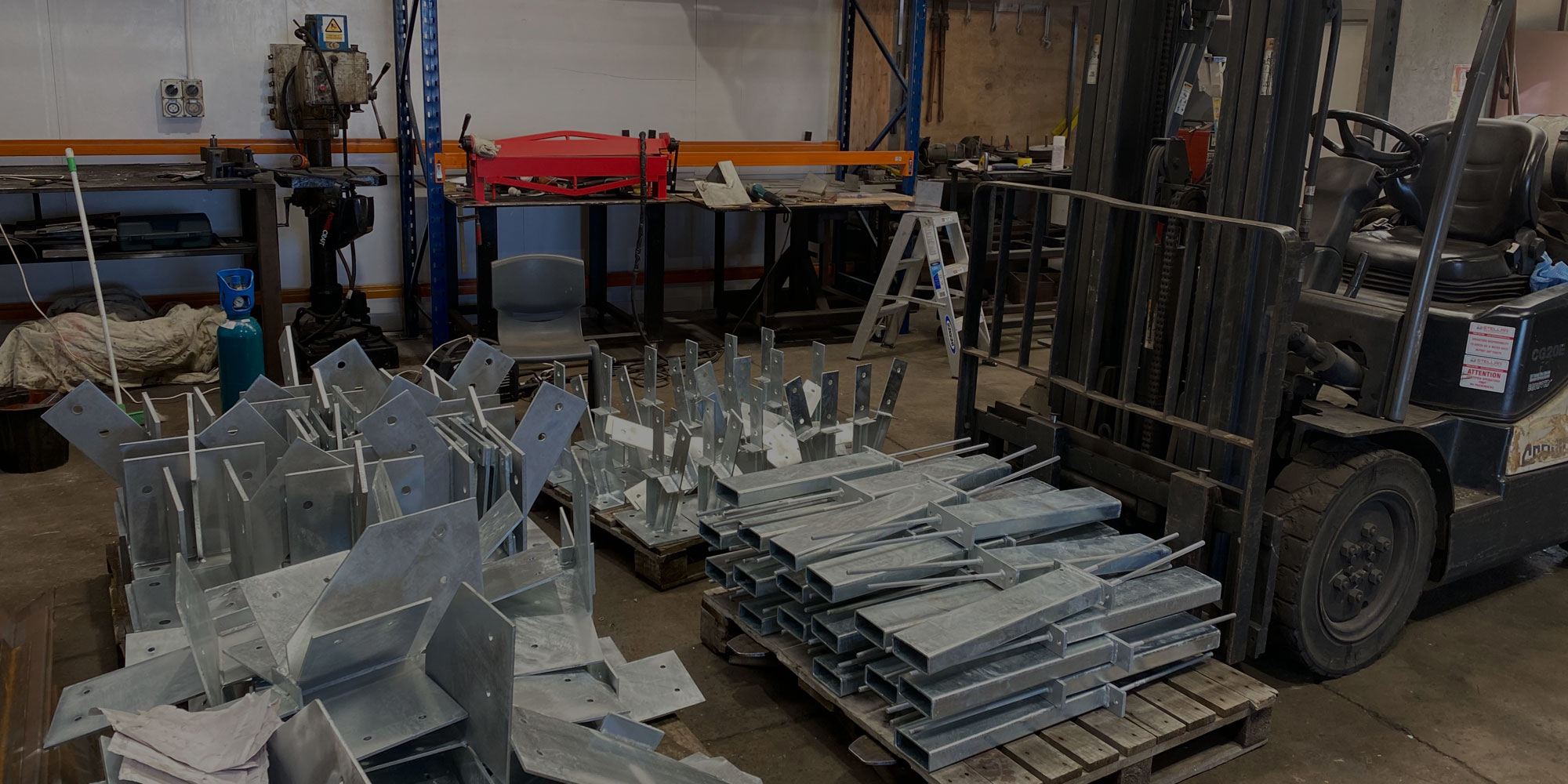 Mobile welding team at work on structural steel in Auckland