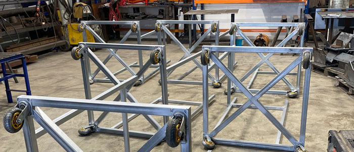 Metal fabrication workshop - laser cutting, welding and forming